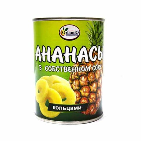 Ананас кольцо, 580 мл, ж/б