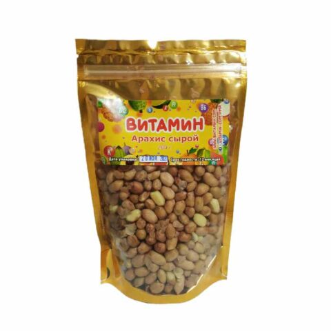 Арахис сырой нечищенный, 200 гр, дой-пак