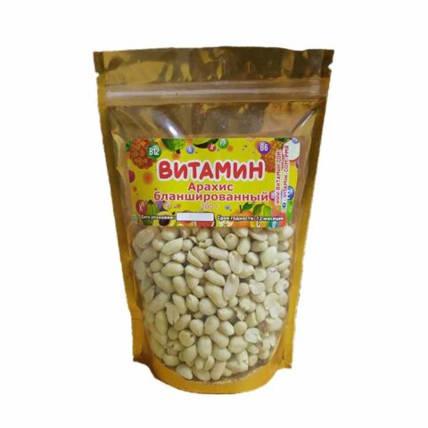 Арахис бланшированный, 200 гр, дой-пак