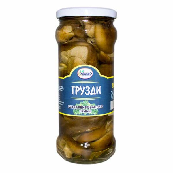 Грибы "Грузди" 580 мл, ст/б