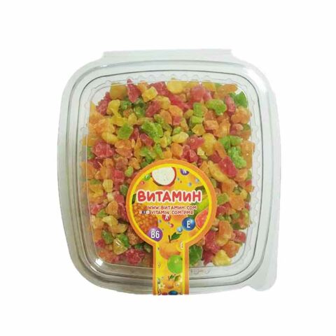 Цукаты ананас гранулы микс, 100 г