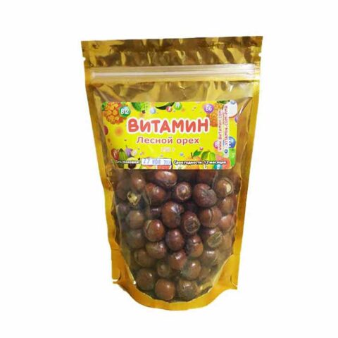 Лесной орех в скорлупе, 150 гр, дой-пак