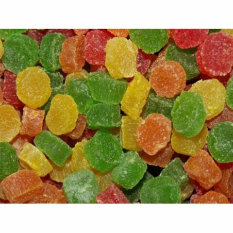 Цукаты ананас монетка микс, 100 г