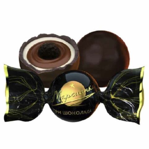 Конфеты "Марсианка" три шоколада, 100 г, уп.