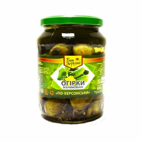 Огурцы маринованные, 0,72 л