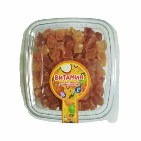 Цукаты папайя кубик, 100 г