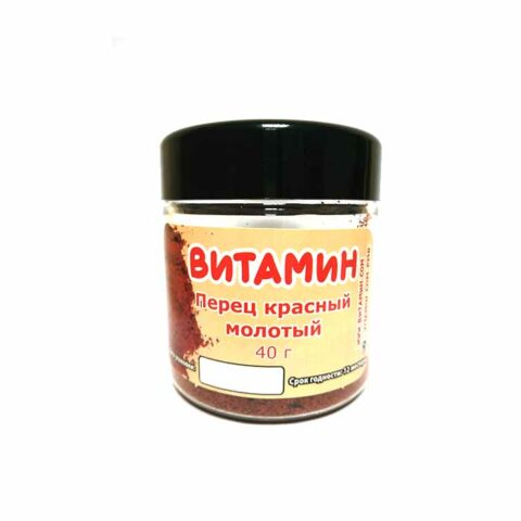 Перец красный молотый, 40 г, пл. банка