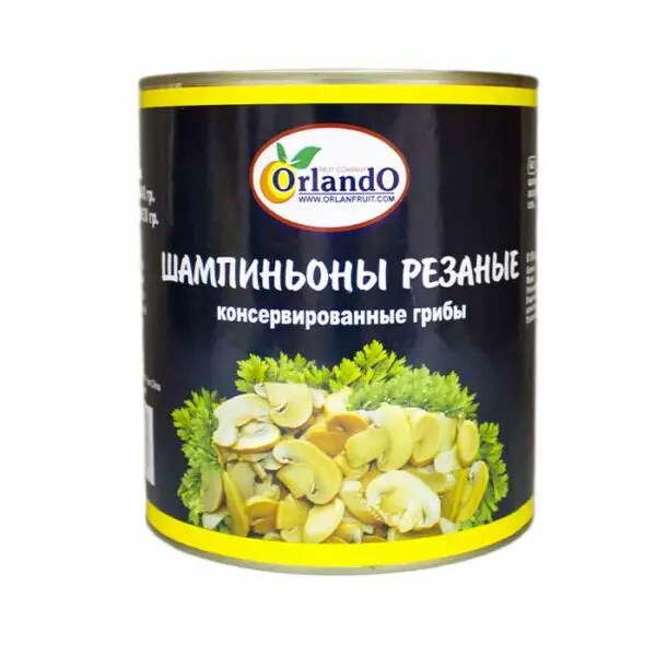 Грибы "Шампиньоны резаные 425 мл, ж/б