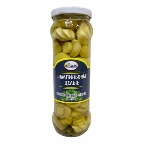 Грибы "Шампиньоны" целые 370 мл, ст/б