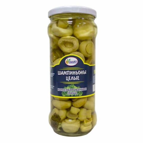 Грибы "Шампиньоны" целые 580 мл, ст/б