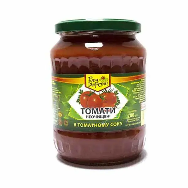 Томаты в томатном соке, 0,72 л
