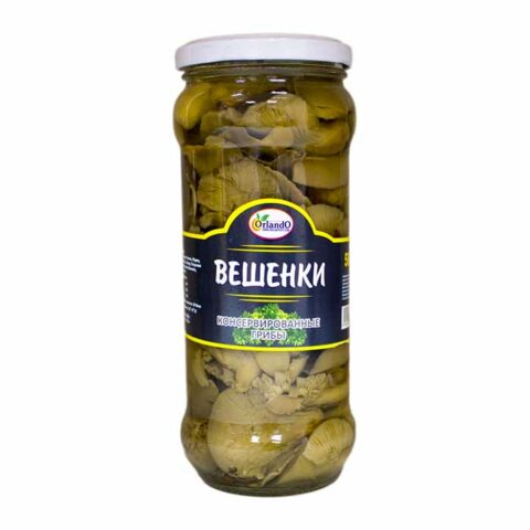 Грибы "Вешенки" 580 мл, ст/б