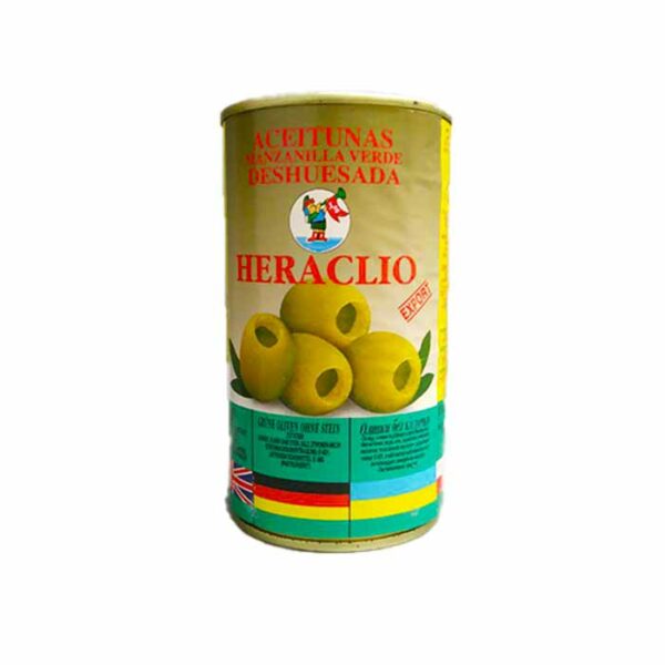 Оливки Испания "Heraclio" зелёные без косточки, 350 г