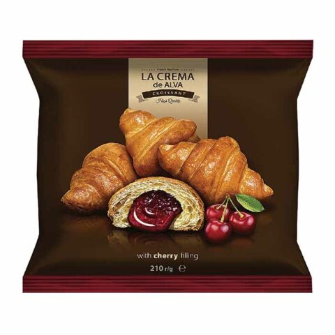 Круассан LA CREMA 8 мини, 210г, вишня