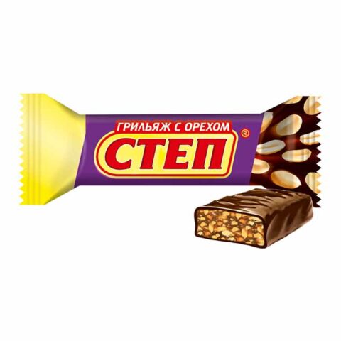 Конфеты "СТЕП" грильяж с орехом, 100 г
