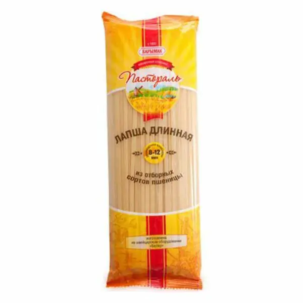 Макароны в/с Пастораль 0,9 Лапша длинная