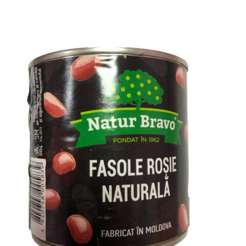 Консервы "Natur Bravo" фасоль красная нат. 425 мл.
