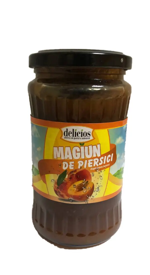 Повидло "Delicios" персиковое 370 мл.