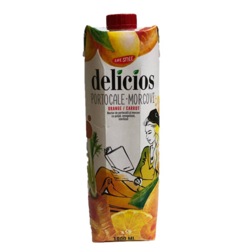 Нектар "Delicios" апельсин-морковь 1 л.