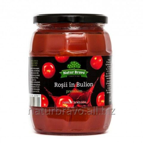 Консервы "Natur Bravo" томаты в том. соке 720 мл.