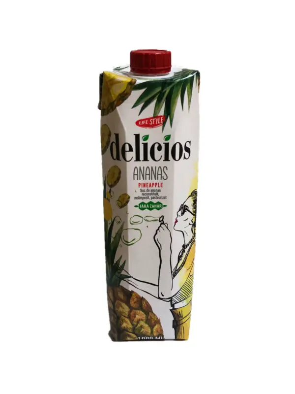 Сок "Delicios" ананас 1 л.