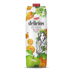 Нектар "Delicios" яблоко-морковь 1 л.