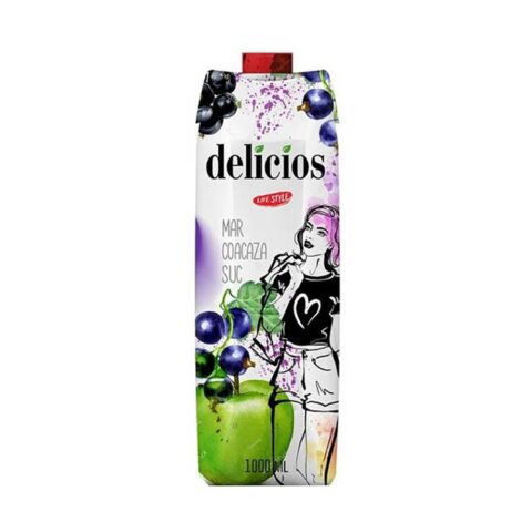 Нектар "Delicios" яблоко-смородина 1 л.