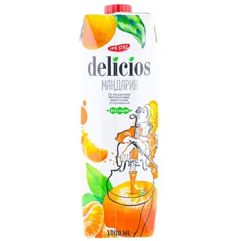 Сок "Delicios" мандарин 1 л.
