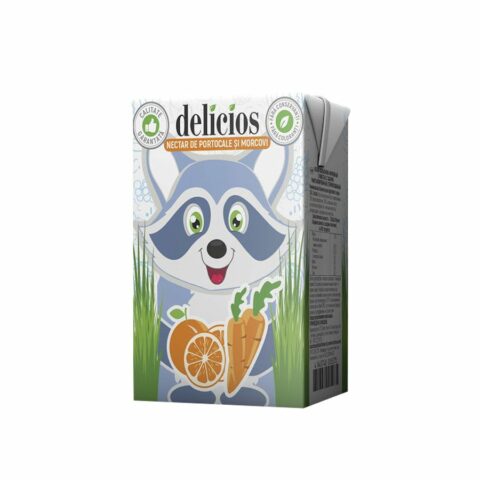 Сок "Delicios" апельсин-морковь 0,2