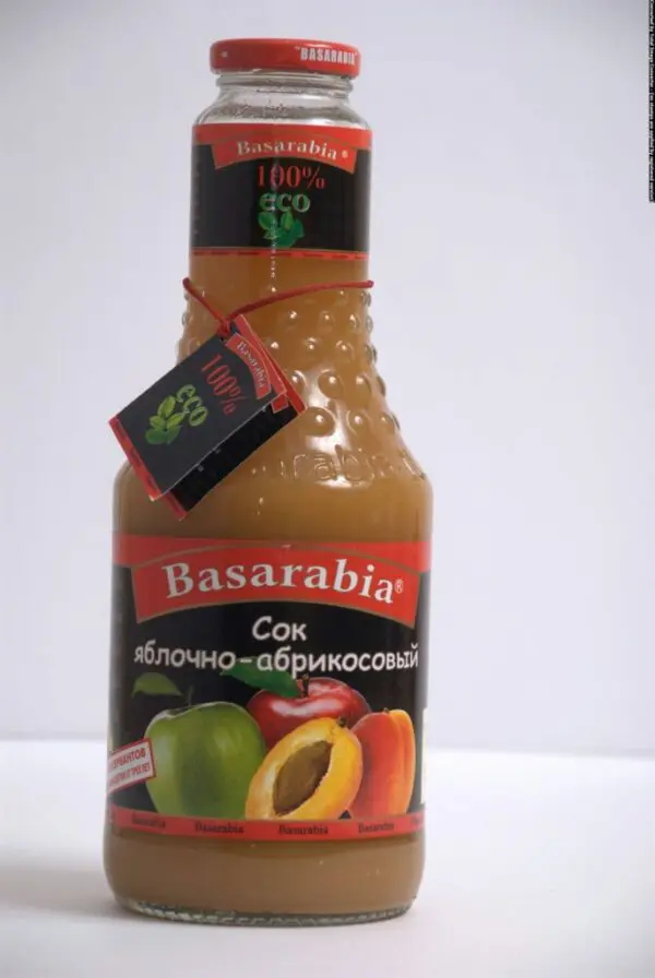 Сок "Basarabia" яблоко-абрикос 1 л.